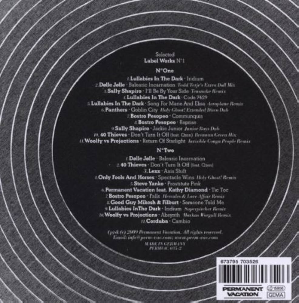 Amazon.co.jp: Permanent Vacation - Selected Label Works Vol